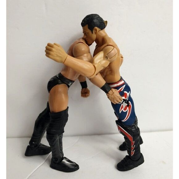 WWE Wrestlers Chris Jericho Evan Bourne Articulated Action Figures Bundle Set - Picture 3 of 4